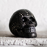 Maxbell Modern Skull Figurine Skeleton Head Statue Collectible for Office Decor