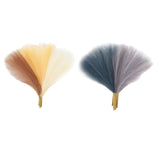 Maxbell 6x Artificial Dried Flower Arrangement Vase Filler for Home Decor beige brown khaki