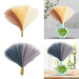 Maxbell 6x Artificial Dried Flower Arrangement Vase Filler for Home Decor beige brown khaki