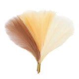 Maxbell 6x Artificial Dried Flower Arrangement Vase Filler for Home Decor beige brown khaki