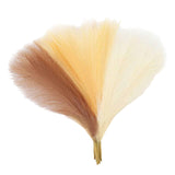 Maxbell 6x Artificial Dried Flower Arrangement Vase Filler for Home Decor beige brown khaki