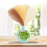 Maxbell 6x Artificial Dried Flower Arrangement Vase Filler for Home Decor beige brown khaki