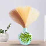 Maxbell 6x Artificial Dried Flower Arrangement Vase Filler for Home Decor beige brown khaki