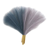 Maxbell 6x Artificial Dried Flower Arrangement Vase Filler for Home Decor blue green gray