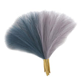 Maxbell 6x Artificial Dried Flower Arrangement Vase Filler for Home Decor blue green gray