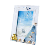 Maxbell Photo Holder Craft Tabletop Fashion Sailboat Mediterranean Ornaments 6 inch 15x20cm
