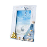 Maxbell Photo Holder Craft Tabletop Fashion Sailboat Mediterranean Ornaments 6 inch 15x20cm