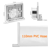 Maxbell Water Waste Filter Drainage Same Layer L Shaped Control Backflow for Kitchen For 110mm PVC Hose