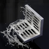 Maxbell Water Waste Filter Drainage Same Layer L Shaped Control Backflow for Kitchen For 110mm PVC Hose