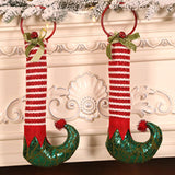 Maxbell Christmas Picks Elf Legs Boot Whimsical Decorations for Christmas Tree