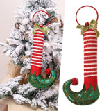 Maxbell Christmas Picks Elf Legs Boot Whimsical Decorations for Christmas Tree
