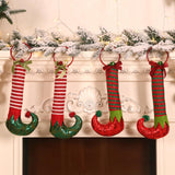 Maxbell Christmas Picks Elf Legs Boot Whimsical Decorations for Christmas Tree