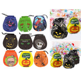 Maxbell 72Pcs Halloween Candy Bag Snack Packing Drawstring Goody Bags Packs
