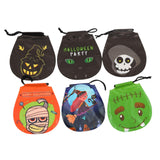 Maxbell 72Pcs Halloween Candy Bag Snack Packing Drawstring Goody Bags Packs