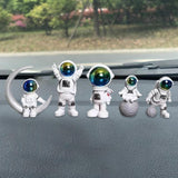 Maxbell Astronaut Figure Spaceman Sculpture Resin Statue Ornament for Office Party 5pcs