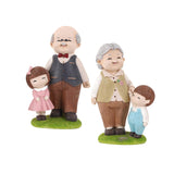 Maxbell Nordic People Figurines Resin Lifelike Art Gifts for Decor Landscape Office