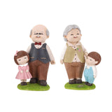 Maxbell Nordic People Figurines Resin Lifelike Art Gifts for Decor Landscape Office