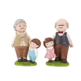 Maxbell Nordic People Figurines Resin Lifelike Art Gifts for Decor Landscape Office