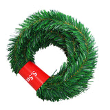 Maxbell Artificial Rattan Banner Green Xmas Garland for Ornaments