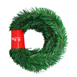 Maxbell Artificial Rattan Banner Green Xmas Garland for Ornaments