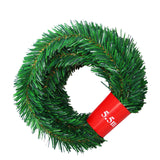 Maxbell Artificial Rattan Banner Green Xmas Garland for Ornaments