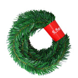 Maxbell Artificial Rattan Banner Green Xmas Garland for Ornaments