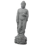 Maxbell Small Buddha Statue Meditation Gift Standing Craft Porch Garden Home