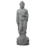 Maxbell Small Buddha Statue Meditation Gift Standing Craft Porch Garden Home