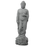 Maxbell Small Buddha Statue Meditation Gift Standing Craft Porch Garden Home
