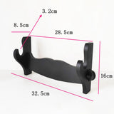 Maxbell Tiered Lightsaber Rack, Wall Mounted Wall Hanger Display Stand 1 Tier