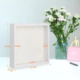 Maxbell Object Frame 3D Picture Frame for Filling for Wall Decor Exhibition Office White