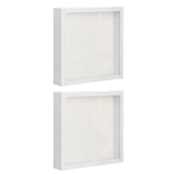 Maxbell Object Frame 3D Picture Frame for Filling for Wall Decor Exhibition Office White