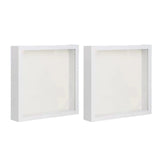 Maxbell Object Frame 3D Picture Frame for Filling for Wall Decor Exhibition Office White