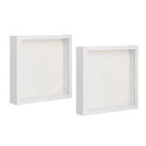 Maxbell Object Frame 3D Picture Frame for Filling for Wall Decor Exhibition Office White