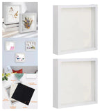 Maxbell Object Frame 3D Picture Frame for Filling for Wall Decor Exhibition Office White