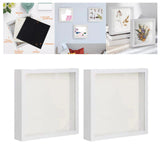 Maxbell Object Frame 3D Picture Frame for Filling for Wall Decor Exhibition Office White