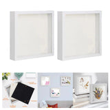 Maxbell Object Frame 3D Picture Frame for Filling for Wall Decor Exhibition Office White
