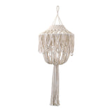 Maxbell Boho Hanging Pendant Light Cover Office Home Hand Weaved Macrame Lampshade