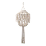 Maxbell Boho Hanging Pendant Light Cover Office Home Hand Weaved Macrame Lampshade
