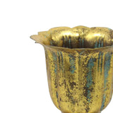 Maxbell Metal Flower Vase for Wedding Centerpiece for Birthday Living Room Party Antique Gold