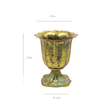 Maxbell Metal Flower Vase for Wedding Centerpiece for Birthday Living Room Party Antique Gold