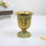 Maxbell Metal Flower Vase for Wedding Centerpiece for Birthday Living Room Party Antique Gold