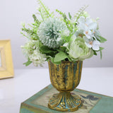 Maxbell Metal Flower Vase for Wedding Centerpiece for Birthday Living Room Party Antique Gold
