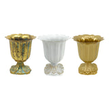 Maxbell Metal Flower Vase for Wedding Centerpiece for Birthday Living Room Party Antique Gold