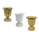 Maxbell Metal Flower Vase for Wedding Centerpiece for Birthday Living Room Party Antique Gold