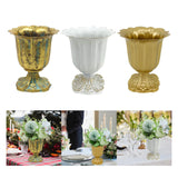 Maxbell Metal Flower Vase for Wedding Centerpiece for Birthday Living Room Party Antique Gold