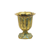 Maxbell Metal Flower Vase for Wedding Centerpiece for Birthday Living Room Party Antique Gold