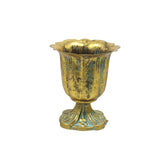 Maxbell Metal Flower Vase for Wedding Centerpiece for Birthday Living Room Party Antique Gold