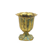 Maxbell Metal Flower Vase for Wedding Centerpiece for Birthday Living Room Party Antique Gold