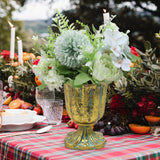 Maxbell Metal Flower Vase for Wedding Centerpiece for Birthday Living Room Party Antique Gold